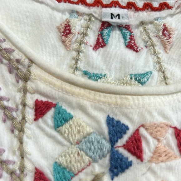 Johnny Was Embroidered Cotton Tank Dress - Picture 11 of 11